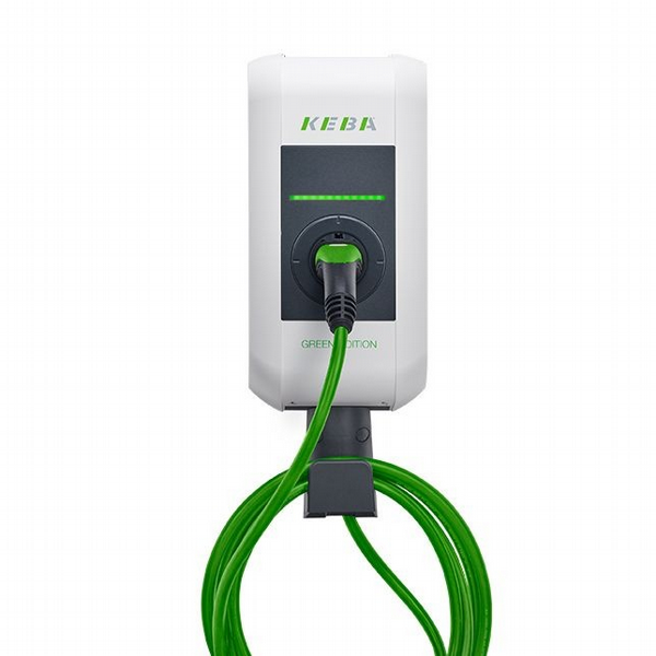 P30a-series EN Type2 3p 6m Cable 22kW-RFID - GREEN EDITION