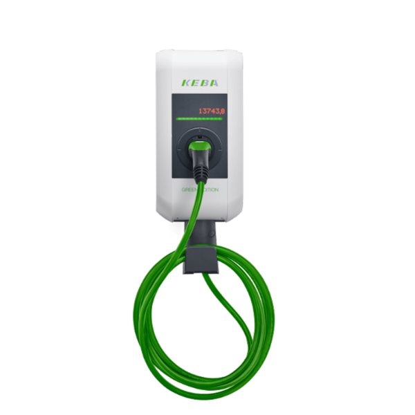 P30c-series EN Type2 6m Cable 22kW-RFID - GREEN EDITION